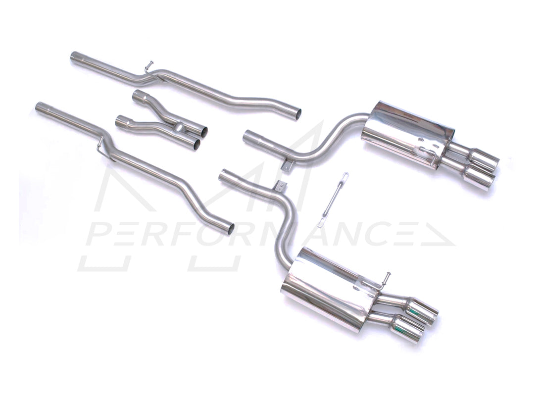 MillTek Audi B7 S4 Resonated Cat-Back Exhaust - ML Performance EU