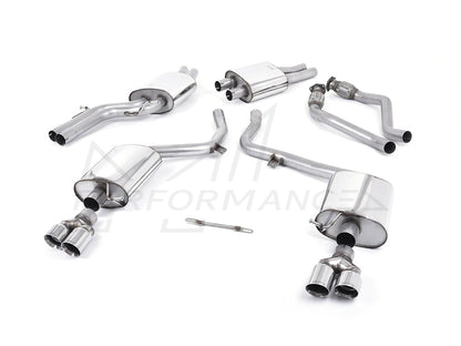 MillTek Audi B8 S5 Resonated Cat-Back Exhaust - ML Performance EU