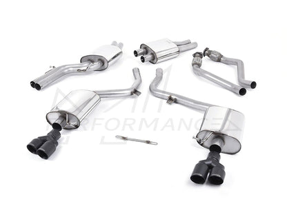 MillTek Audi B8 S5 Resonated Cat-Back Exhaust - ML Performance EU