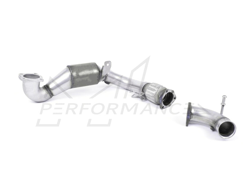 MillTek Ford MK8 Fiesta ST-Line 1.0T EcoBoost Stainless Steel cast Downpipe With Race Cat - ML Performance UK