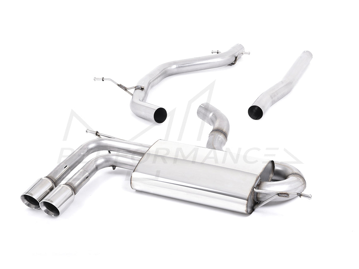 MillTek Volkswagen Audi DPF-Back Exhaust (Inc. 8P A3 & MK6 Golf GTD) - ML Performance EU
