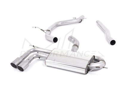 MillTek Volkswagen Audi DPF-Back Exhaust (Inc. 8P A3 & MK6 Golf GTD) - ML Performance EU