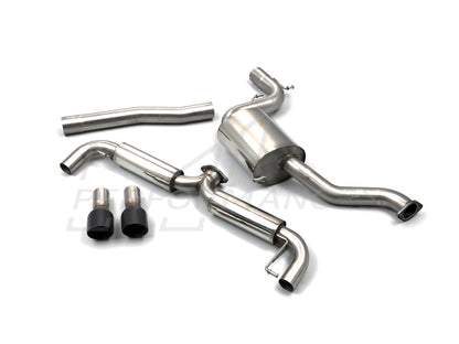 MillTek Volkswagen MK6 Golf GTi Part Resonated Cat-Back Race Exhaust - ML Performance EU