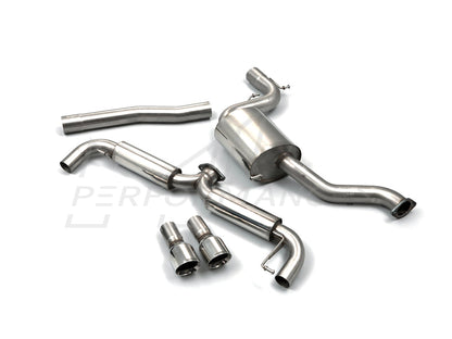 MillTek Volkswagen MK6 Golf GTi Part Resonated Cat-Back Race Exhaust - ML Performance EU