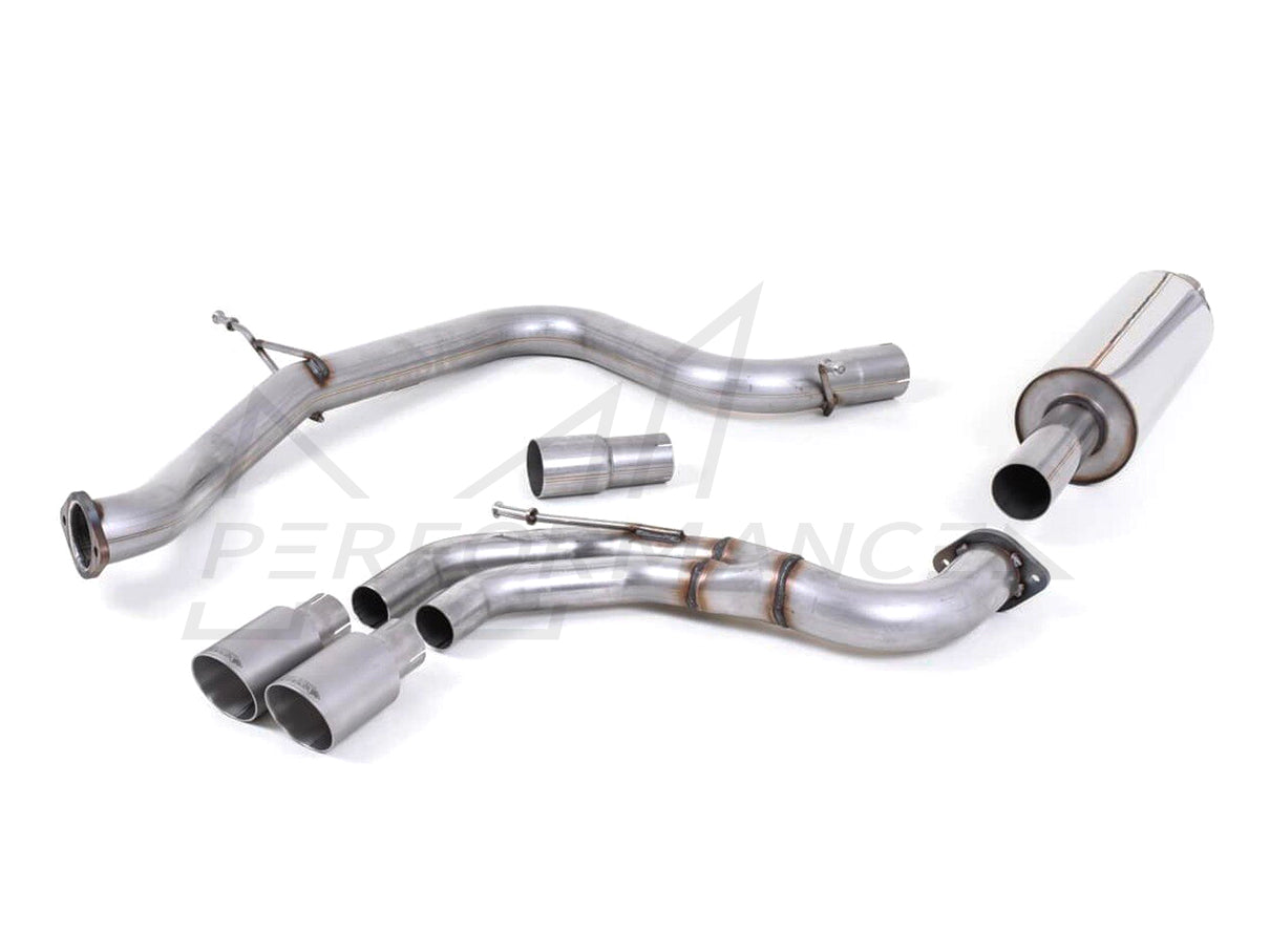 MillTek Volkswagen Non-Resonated Cat-Back Exhaust (Inc. MK6 Golf) - ML Performance EU