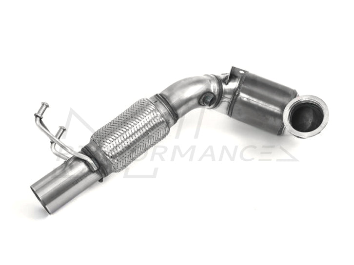 MillTek Volkswagen Seat MK7.5 5F Golf R Large Bore Downpipe With Hi-Flow Sports Catalyst (Golf R & Leon ST Cupra 300 / For millteck Catback) - ML Performance UK