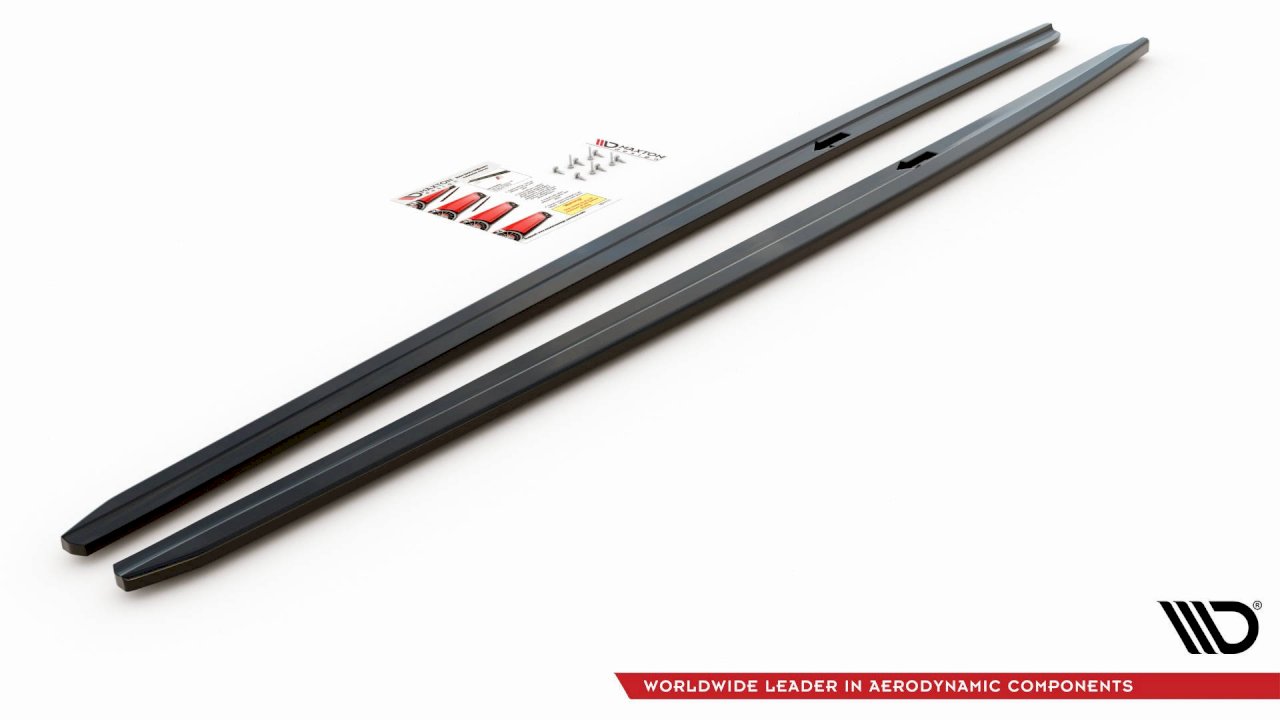 Maxton Design BMW F10 F11 V.2 Side Skirt Diffusers (Inc. 535i, 550i, M550dx & M5) - ML Performance UK