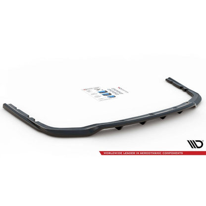 Maxton Design BMW G07 X7 M Sport Central Rear Splitter with Vertical Bars (Inc. X7 50ix, X7 M50dx & X7 M50ix)