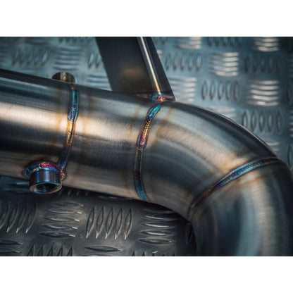 [TO BE DELETED] Cobra Exhaust Mercedes-AMG CLA 45 S Front Downpipe Sports Cat / De-Cat Performance Exhaust