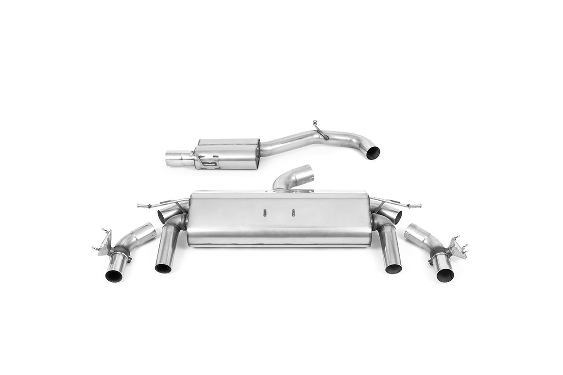 MillTek Volkswagen T-Roc R GPF/OPF Resonated Cat-Back Exhaust System - EC Approved - ML Performance EU