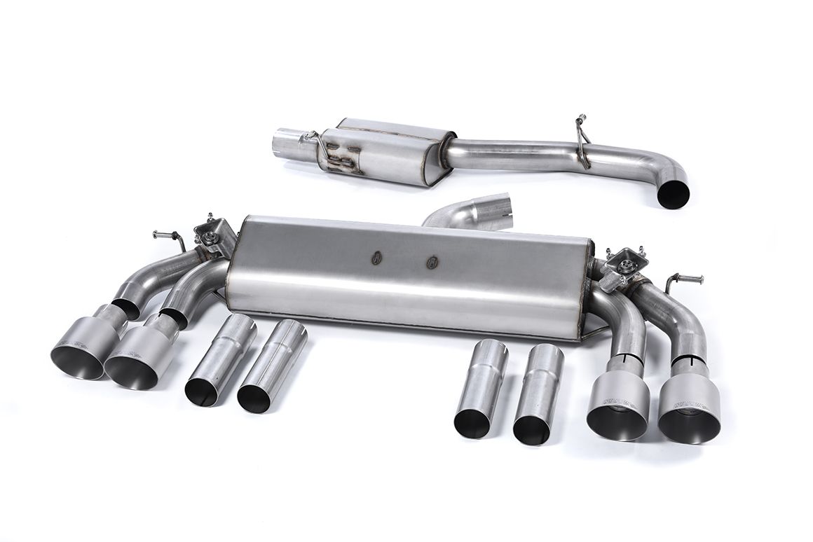MillTek Audi 8V S3 Non-Resonated Cat-Back Exhaust - ML Performance EU