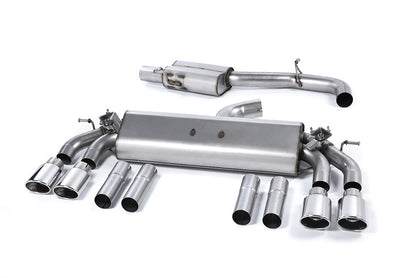 MillTek Audi 8V S3 Resonated Cat-Back Exhaust - ML Performance EU