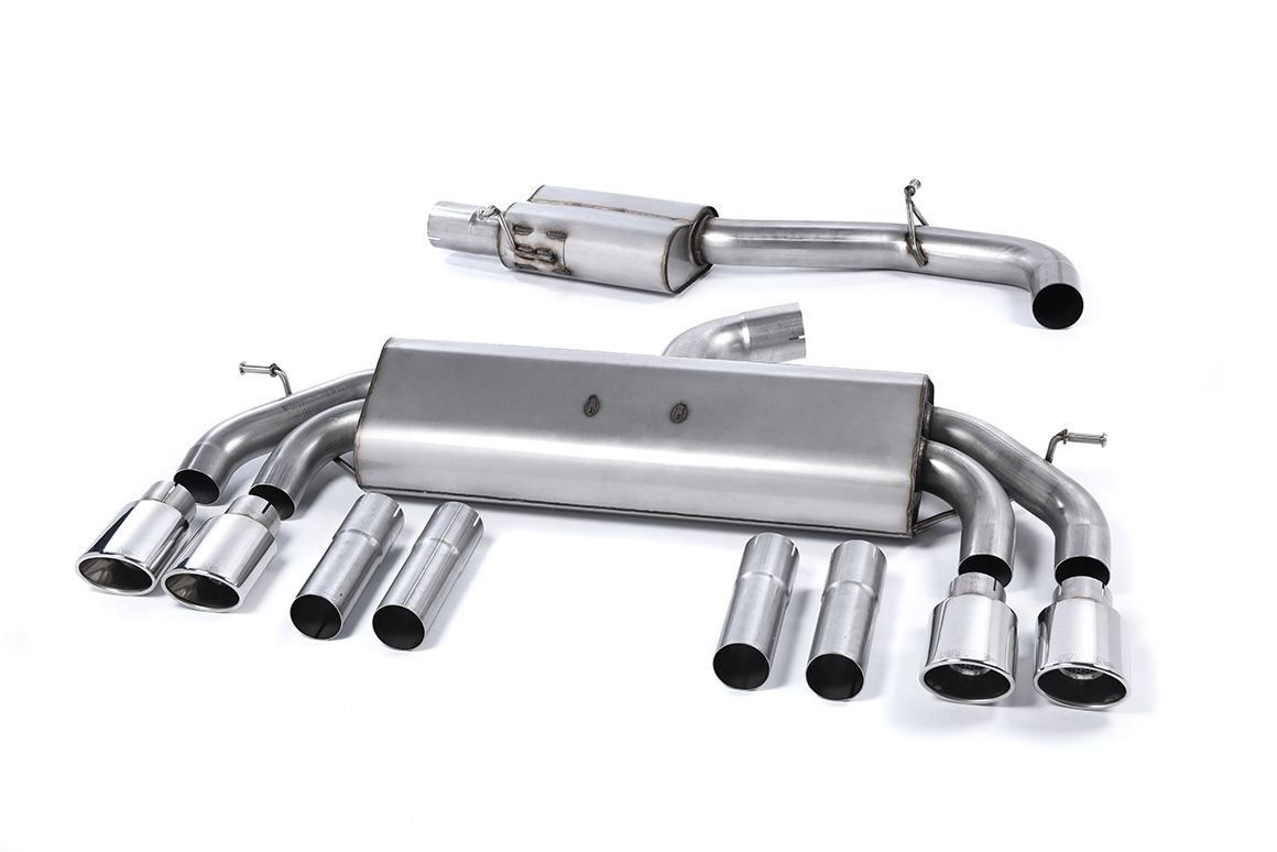 MillTek Audi 8V S3 Resonated Cat-Back Exhaust (Non-Valved) - ML Performance EU