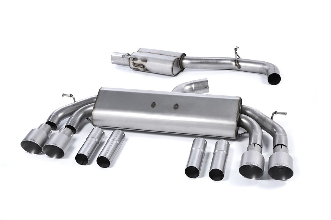 MillTek Audi 8V S3 Resonated Cat-Back Exhaust (Non-Valved) - ML Performance EU