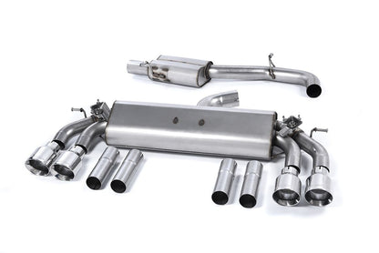 MillTek Audi 8V S3 Resonated Cat-Back Exhaust - ML Performance EU