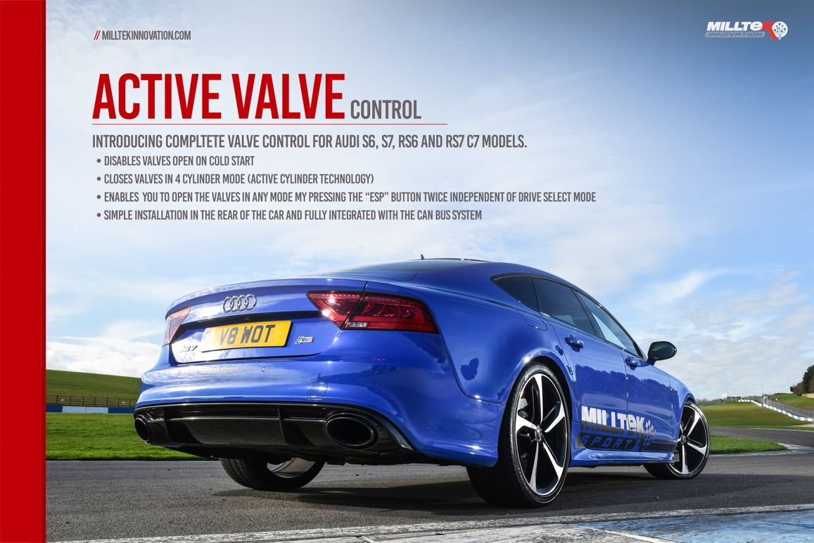 MillTek Audi Active Valve Control System - ML Performance EU