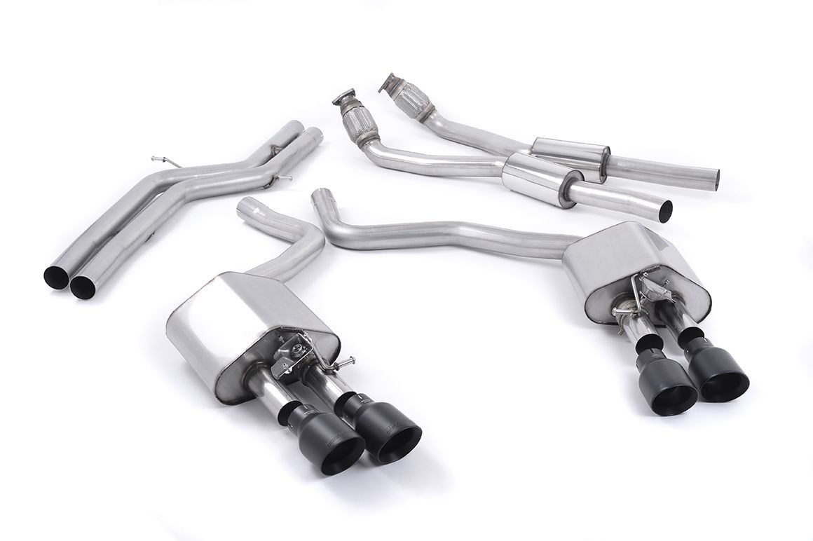 MillTek Audi C7 Sportback Valved & Non-Resonated Cat-Back Exhaust System (S6 & S7) - ML Performance EU