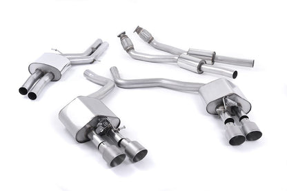 MillTek Audi C7 Sportback Valved & Resonated Cat-Back Exhaust System (S6 & S7) - ML Performance EU