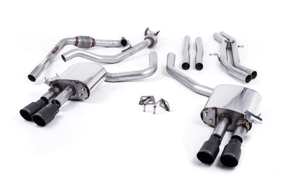 MillTek Audi B9 Non-Resonated Cat-Back Exhaust (S4 & S5)