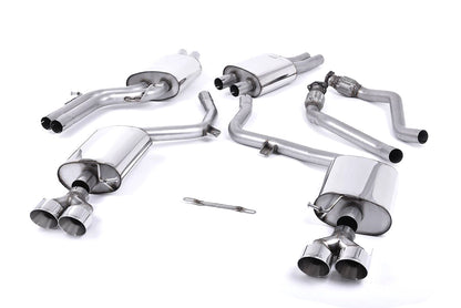 MillTek Audi B8.5 S5 Resonated Cat-Back Exhaust
