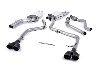 MillTek Audi S5 Non-Resonated Cat-Back Exhaust System