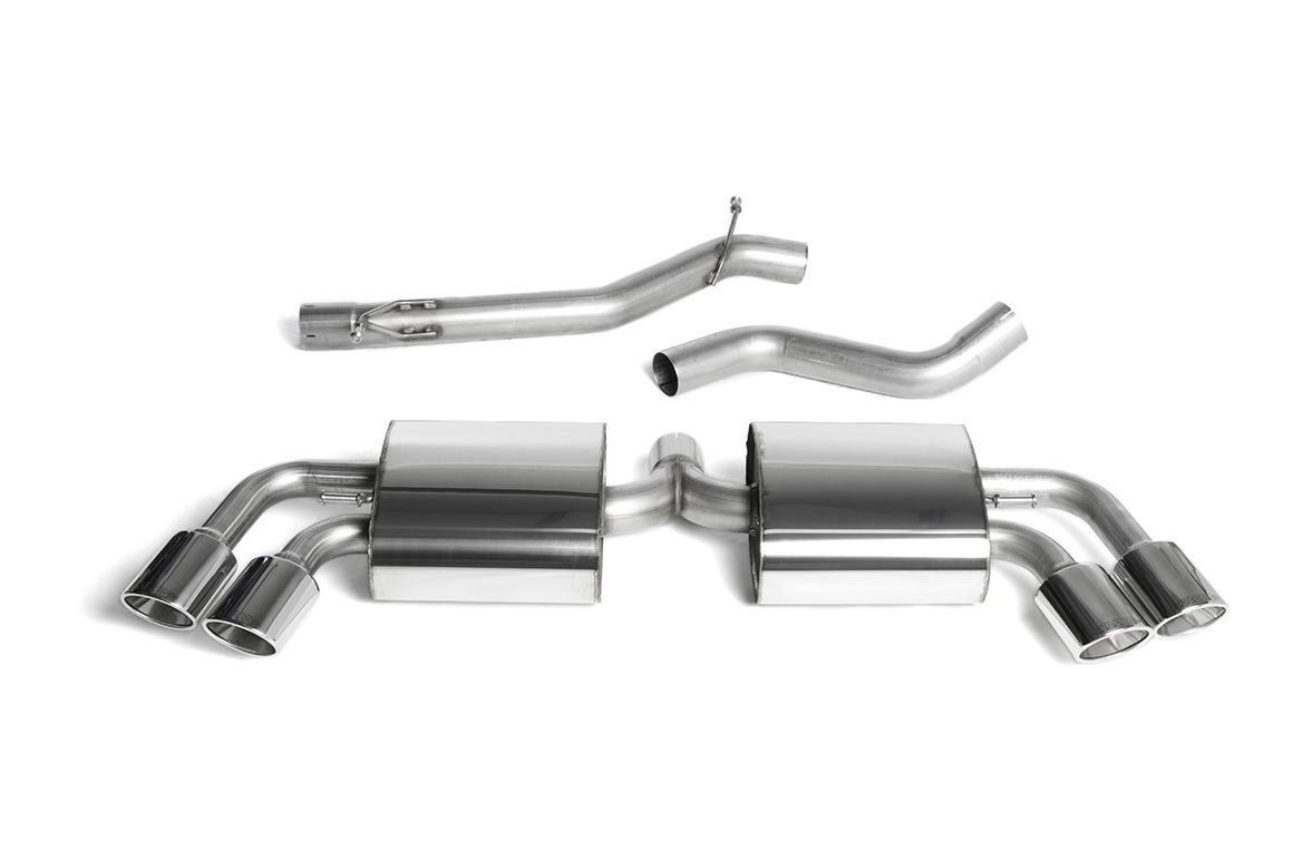 MillTek Audi TT MK2 Non-Resonated Cat-Back Exhaust - ML Performance EU