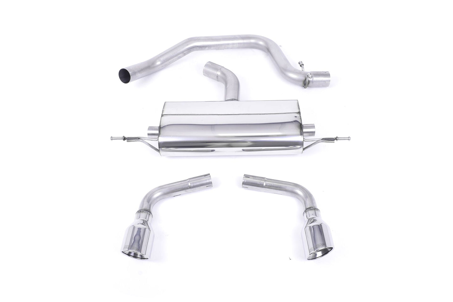 MillTek Audi 8J TTS MK2 Non-Resonated Cat-Back Exhaust (3.2 V6 Valance)- ML Performance EU