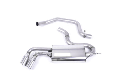 MillTek Audi TT MK2 Non-Resonated Cat Back Exhaust - ML Performance EU
