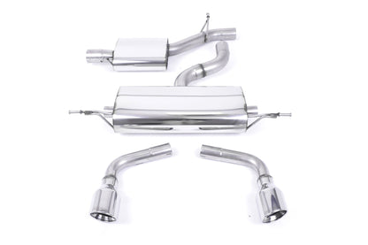 MillTek Audi TT MK2 Resonated Cat Back Exhaust - ML Performance EU