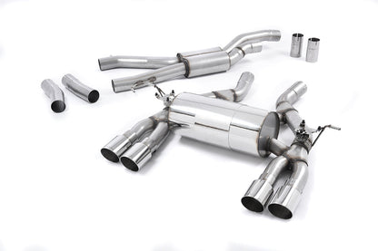 MillTek BMW F80 F82 Cat-back Exhaust System (M3 & M4) - Non- race polished - ML Performance