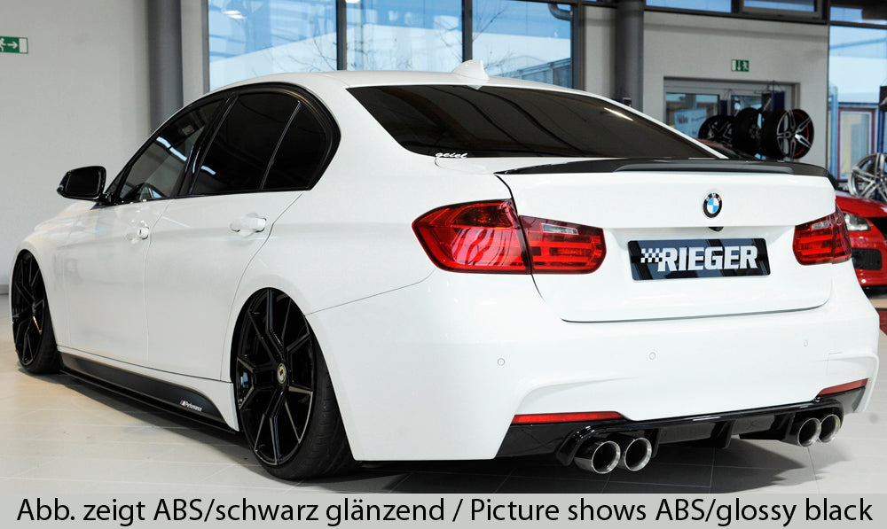 Rieger BMW 3 Series F30 F31 Rear Quad Diffuser (Inc. 320i, 335i & 340i) - ML Performance UK
