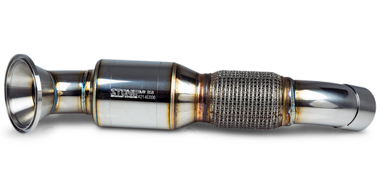 Stone Exhaust BMW B58 G05 G30 F20 F30 Eddy Catalytic Downpipe (Inc. M140i, 340i, 540i & X5 40i xDrive) | ML Performance UK