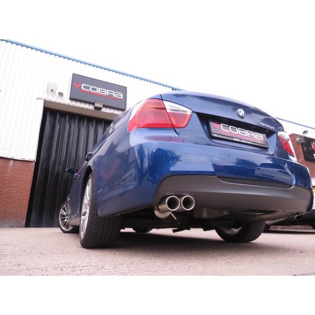 Cobra Exhaust BMW 318D/320D Diesel (E90/E91) Twin Tip Performance Exhaust Rear Box