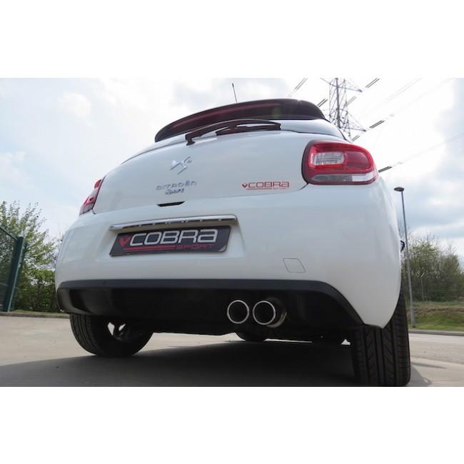 Cobra Exhaust Citroen DS3 1.6 THP Cat Back Performance Exhaust