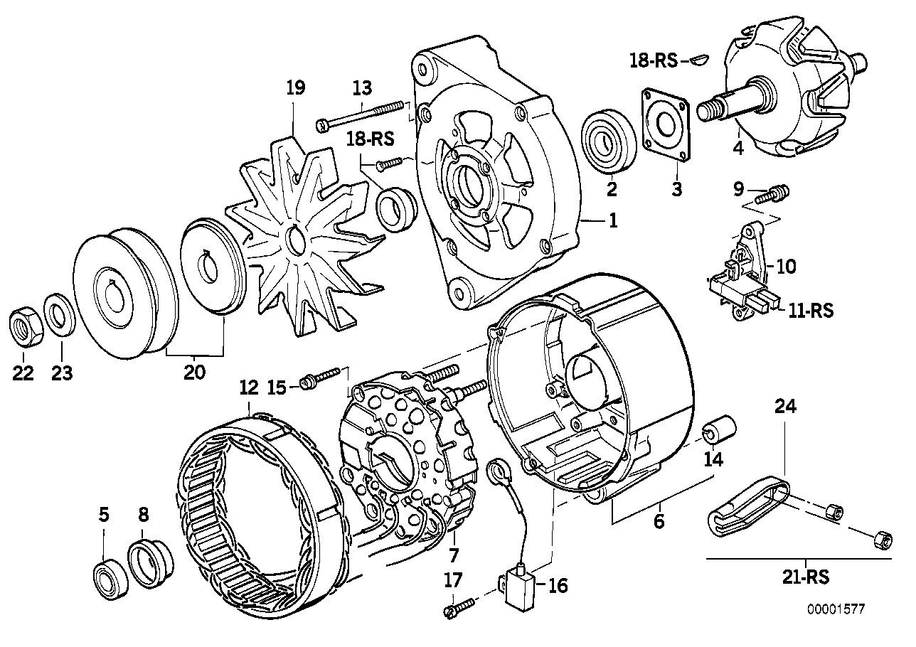 Genuine BMW 12311727753 E36 E32 E34 Screw (Inc. M5 3.6, M5 & 325e) | ML Performance EU EU Car Parts