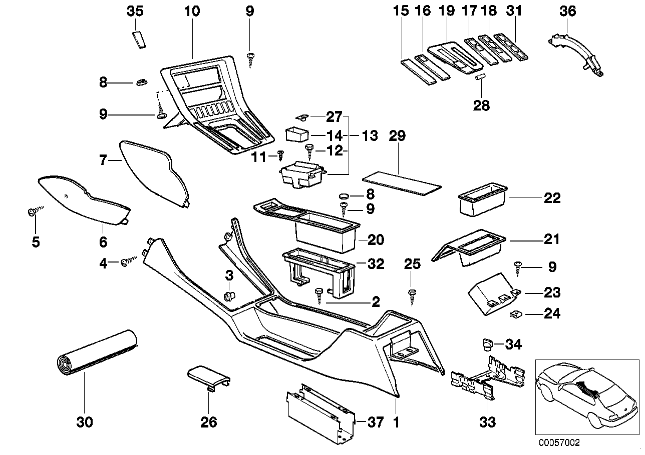 Genuine BMW 07119953123 E31 Pin A3H11X30-ST-ZN (Inc. 840i, 840Ci & 850Ci) | ML Performance EU EU Car Parts