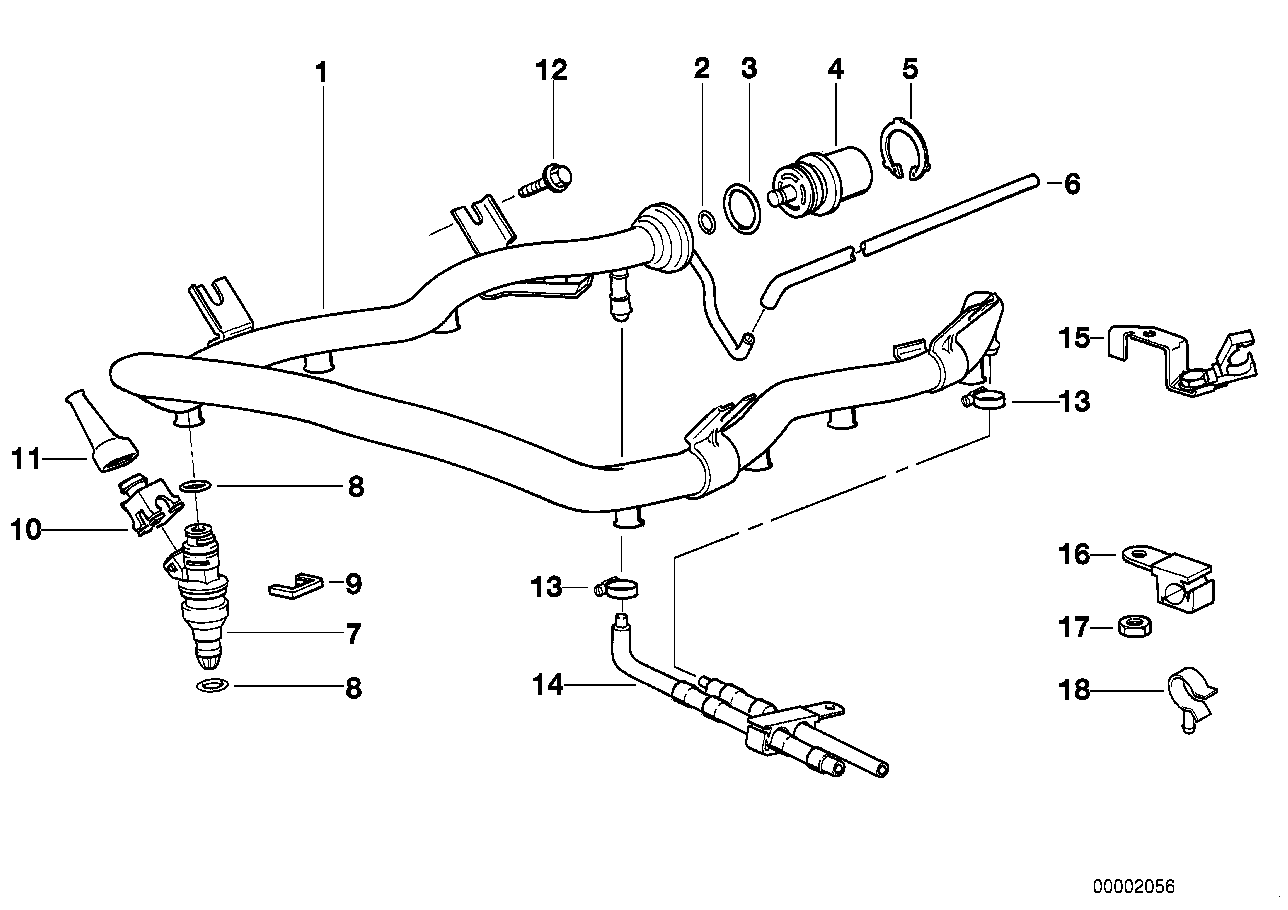 Genuine BMW 13531702959 E31 Hose With Anti-Scuffing 370mm/FPM (Inc. 840i) | ML Performance EU EU Car Parts
