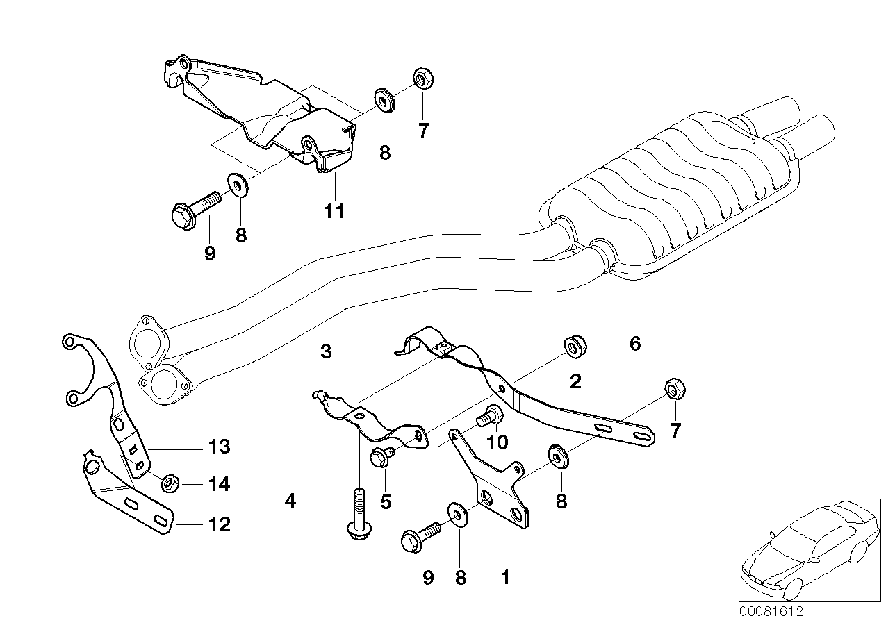 Genuine BMW 18207504251 E39 Bracket 5HP19 (Inc. 525i, 520i & 530i) | ML Performance EU EU Car Parts