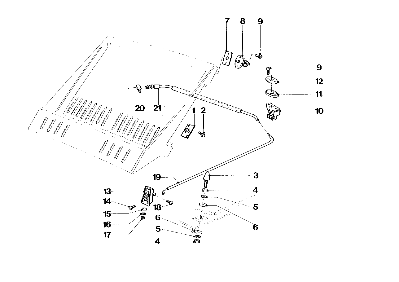 Genuine BMW 51242165308 E26 Catch (Inc. M1) | ML Performance EU EU Car Parts