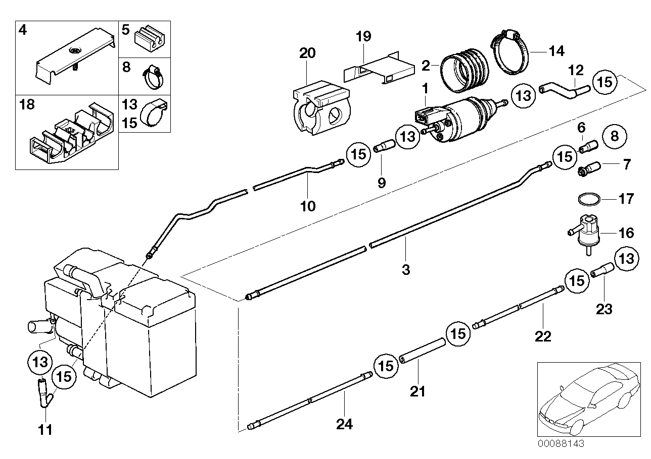 Genuine BMW 37138363915 E39 E38 Absorber (Inc. 730iL, 523i & 530d) | ML Performance EU EU Car Parts