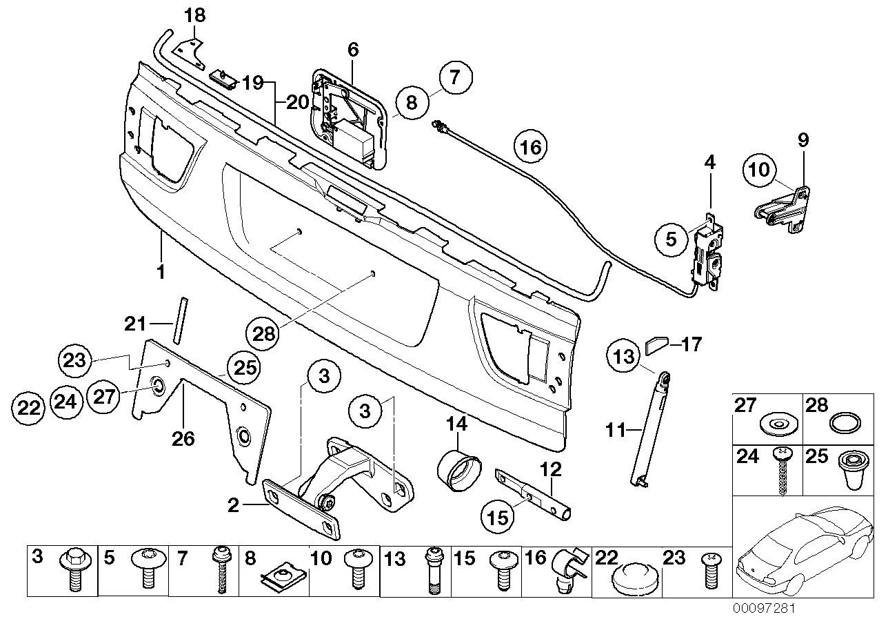 Genuine BMW 51248408994 E53 Pin (Inc. X5) | ML Performance EU EU Car Parts