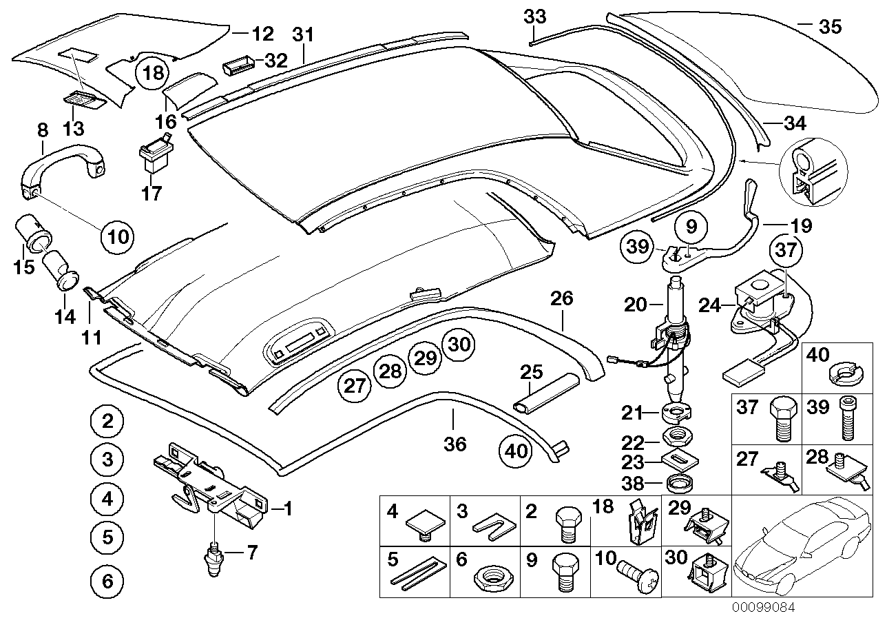 Genuine BMW 54218228946 E46 Locking Disc Right (Inc. M3, 318Ci & 330Ci) | ML Performance EU EU Car Parts