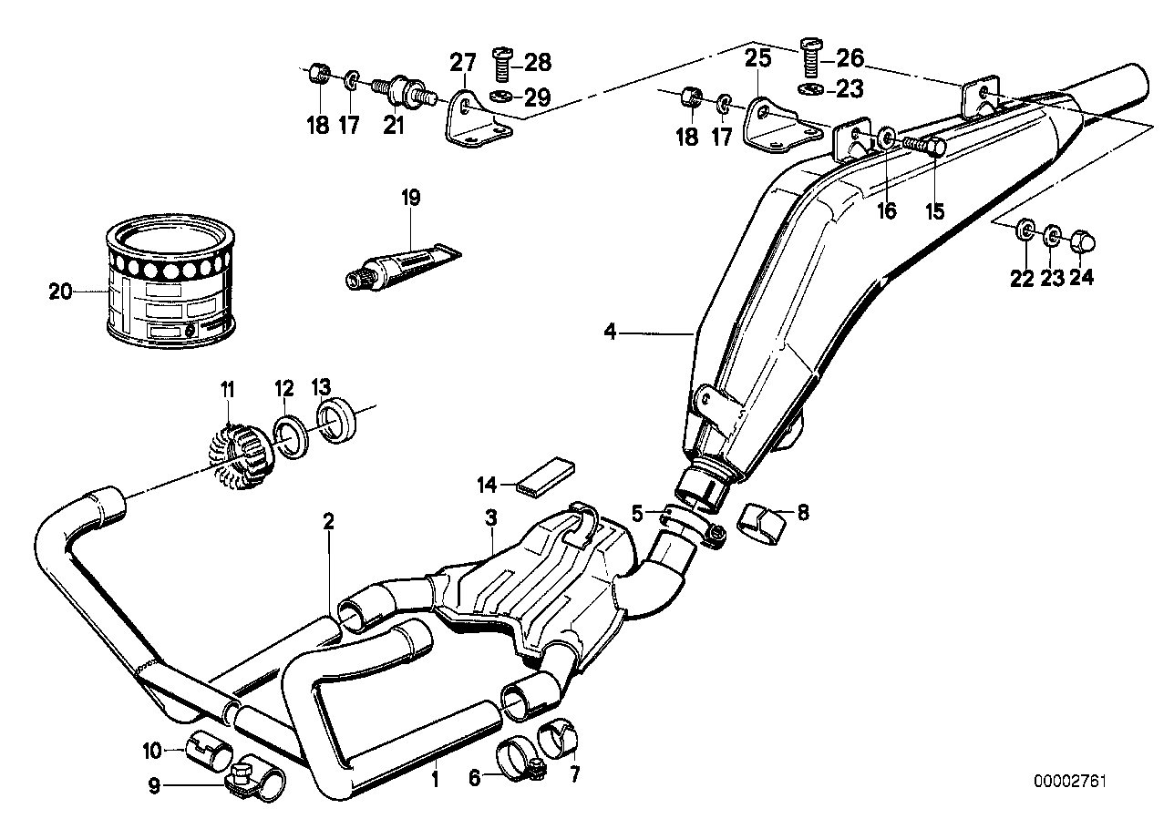 Genuine BMW 18122310861 Rubber Mounting (Inc. R 80 GS & R 100 GS) | ML Performance EU EU Car Parts