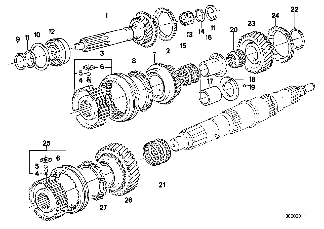 Genuine BMW 23231224302 E30 E28 E23 Guide Sleeve (Inc. 628CSi, 528i & 633CSi) | ML Performance EU EU Car Parts