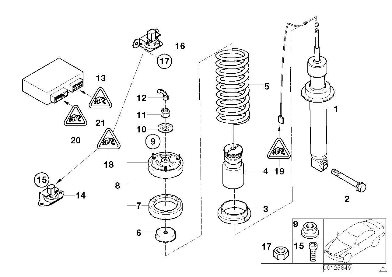 Genuine BMW 33506779606 E67 Guide Support (Inc. 745LiS & 760LiS) | ML Performance EU EU Car Parts