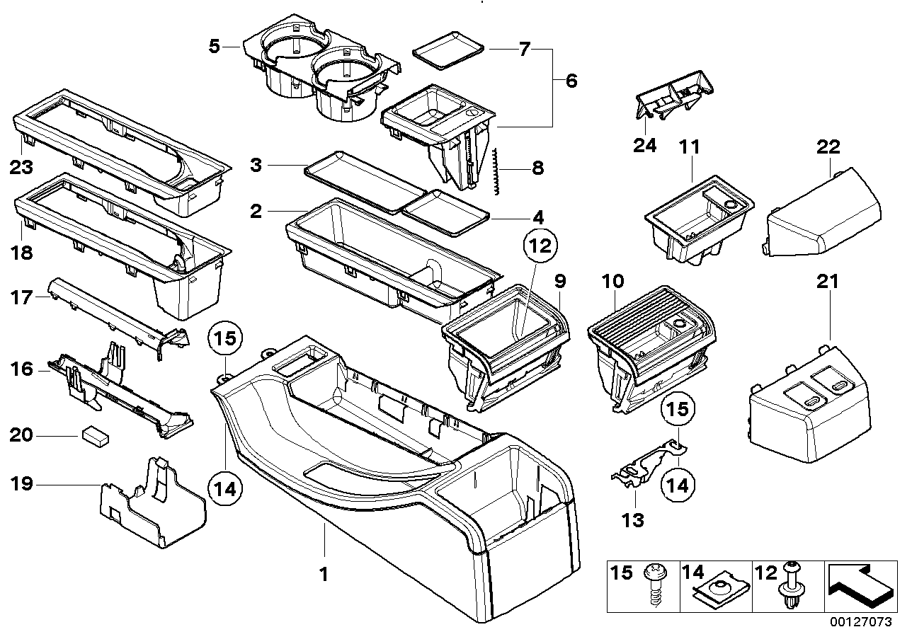 Genuine BMW 51167000469 E46 Upper Part Of Cable Guide SCHWARZ (Inc. 328Ci, 318d & 320i) | ML Performance EU EU Car Parts