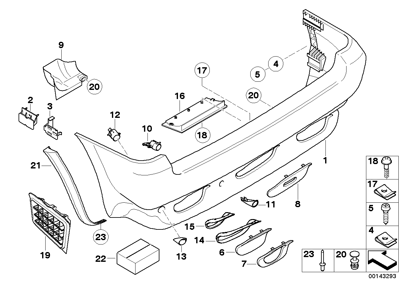 Genuine BMW 51128244439 E53 Cover Left (Inc. X5 3.0d) | ML Performance EU EU Car Parts