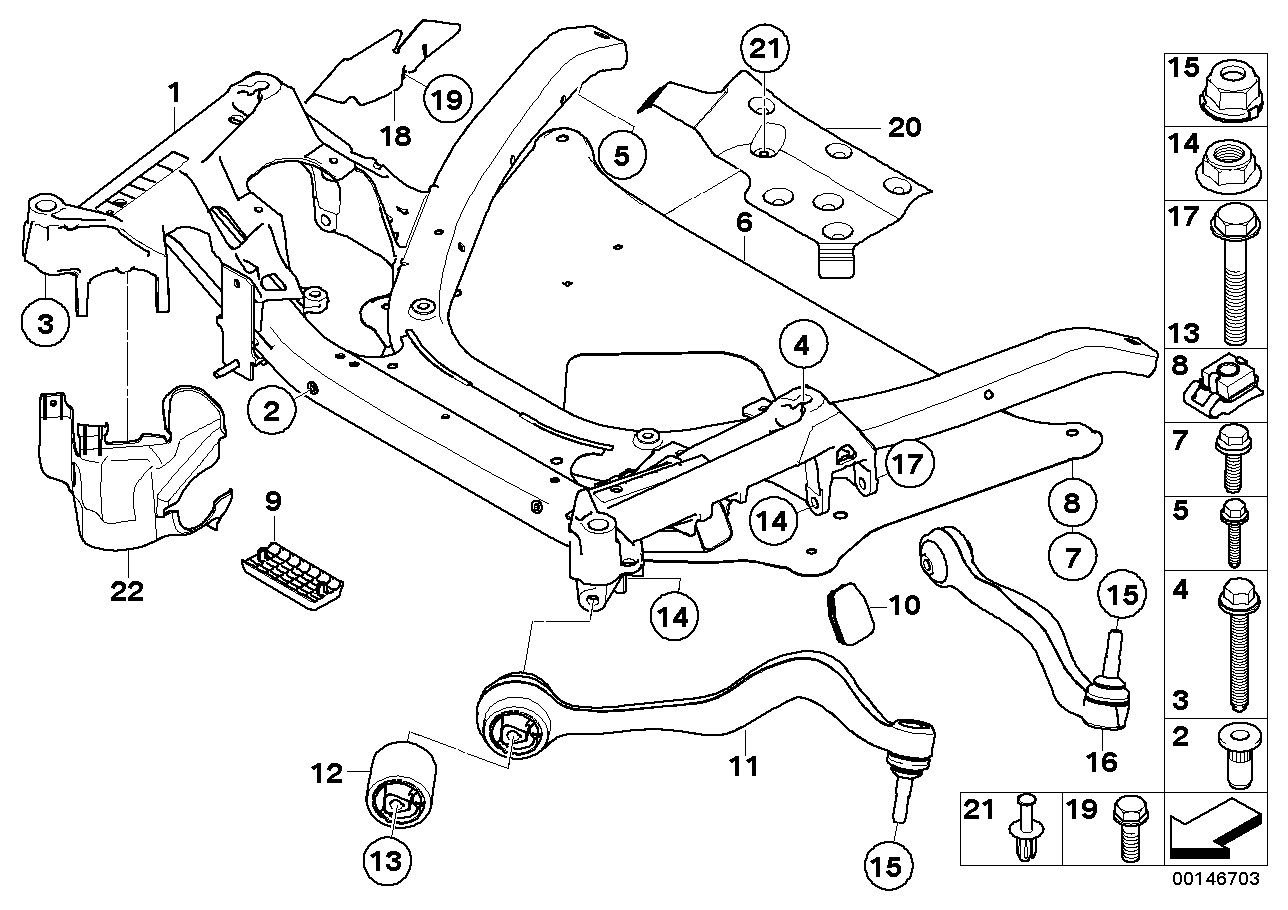 Genuine BMW 31146770643 E60 E61 Heat Protection Plate Left (Inc. 650i, 540i & 550i) | ML Performance EU EU Car Parts