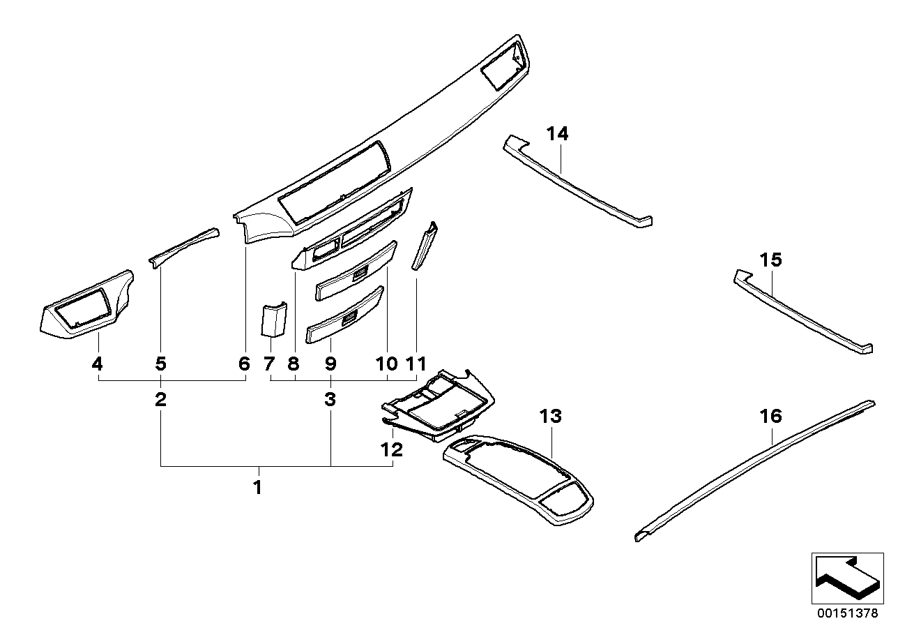 Genuine BMW 51457148977 E66 E65 E67 Wood Trim, Draw, Telephone ESCHE DUNKEL (Inc. 730Ld, 745d & 730i) | ML Performance EU EU Car Parts