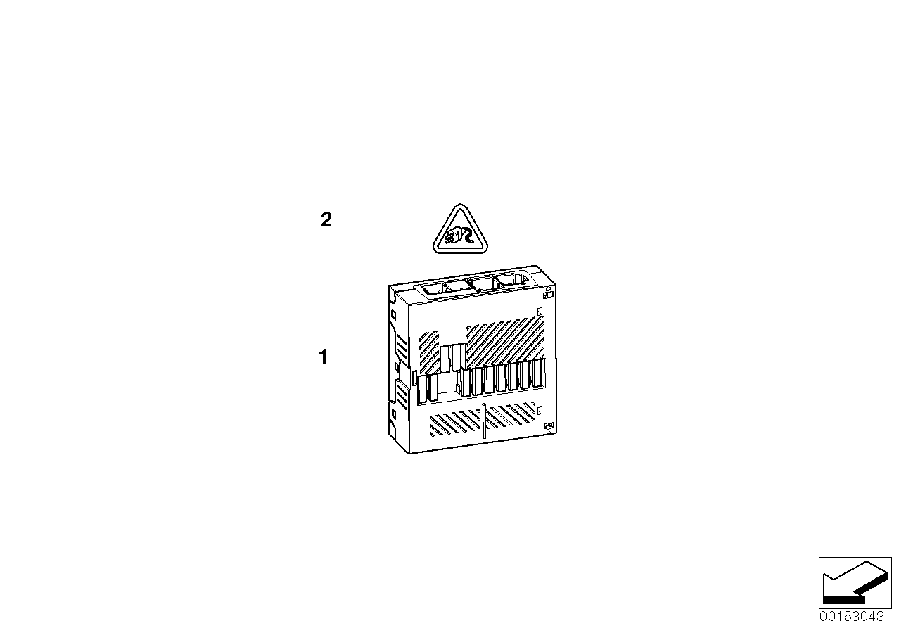 Genuine BMW 12527511050 E63 E53 E67 Socket Housing 2 POL. MPQ (Inc. X5) | ML Performance EU EU Car Parts